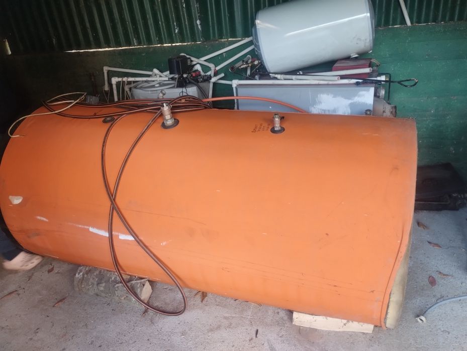 Cazan Viadrus 7 elemenți, puffer, boiler si stație dedurizare