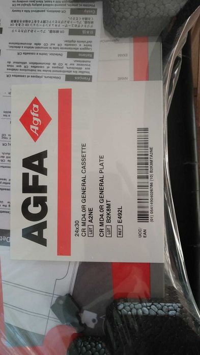 кассеты agfa аква акфа   24х30 CR MD 4 OR GENERAL  PLATE