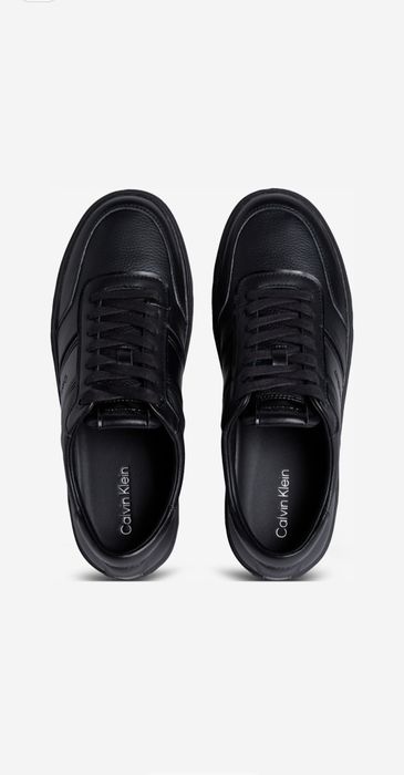 Adidași / teniși Calvin Klein bărbați Nr. 41-42 Negri Piele Originali