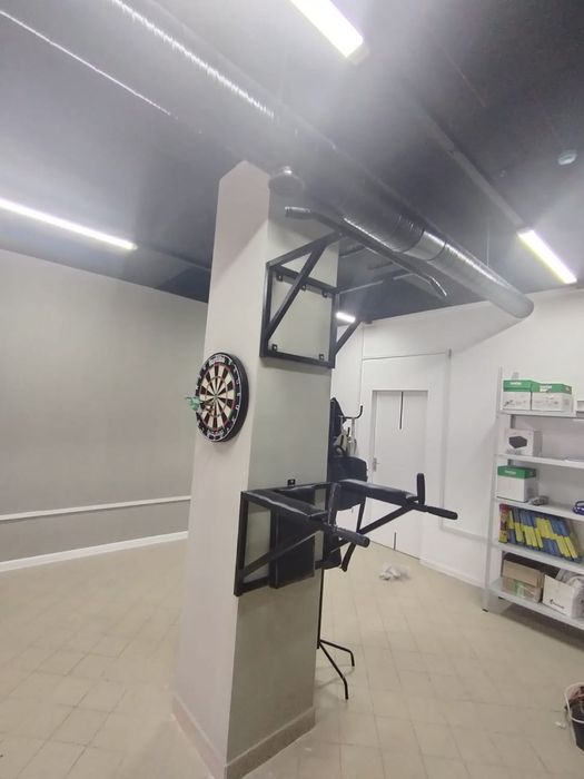 Турник и брусья на колонну