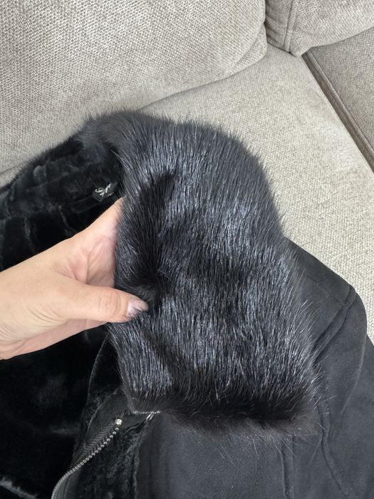 Мужская дубленка легкая