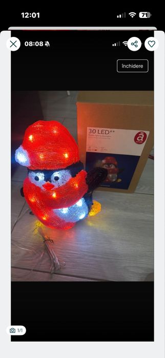 Lampa punghin cu lumini