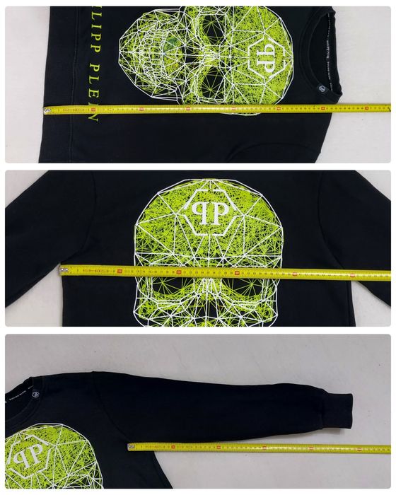 Bluza Philipp Plein, hoodie clasic 100% bumbac, mărimea S unisex