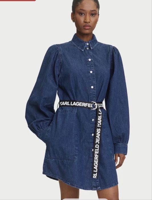 Рокля с колан Karl Lagerfeld