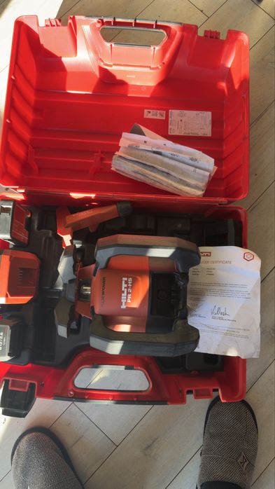 Hilti PR 2-HS A12 ротационен лазерен нивелир  !