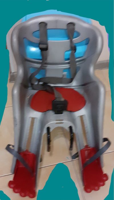 Scaun copil pentru bicicleta, poziționat in fată