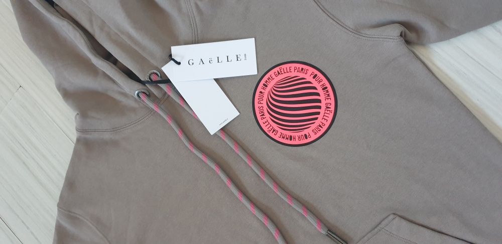 Gaelle Paris Made in Italy Cotton Hoodie M НОВО ОРИГИНАЛ Мъжки  Суитшъ