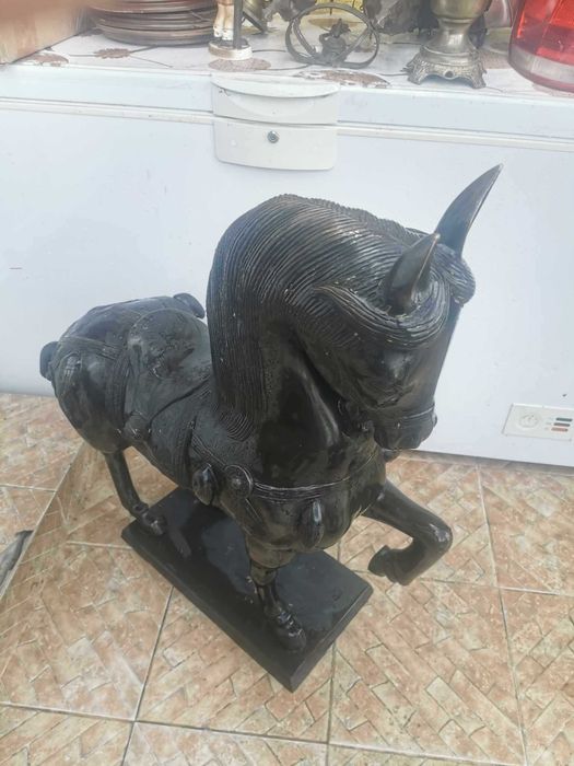 Set statuie de caii decor din bronz