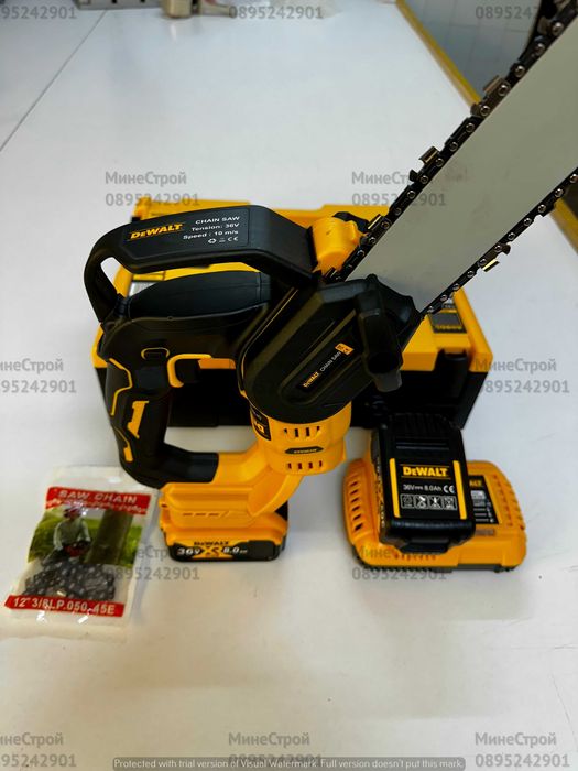 Акумулаторна Резачка DeWalt 36v 8Ah Девалт кастрачка с резервоар 30см