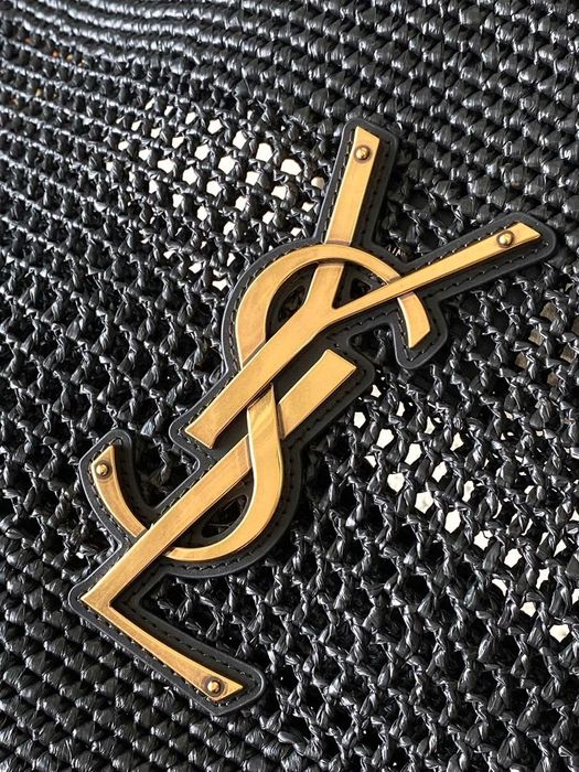 Saint Laurent Icare in Raffia