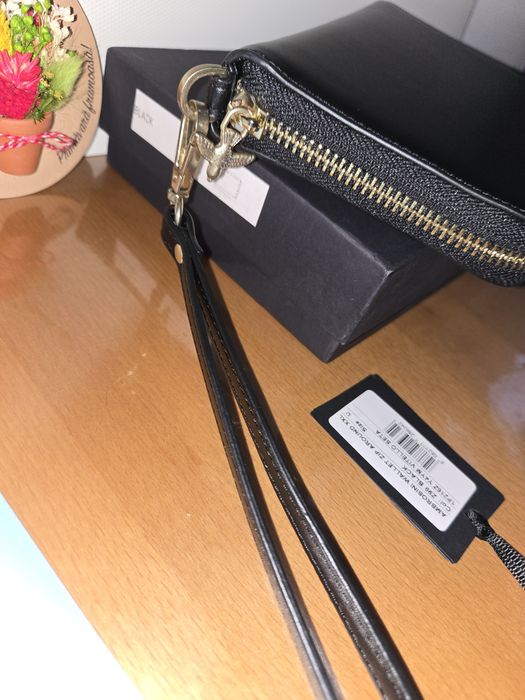 Portofel dama xxl PINKO, piele, negru, Nou