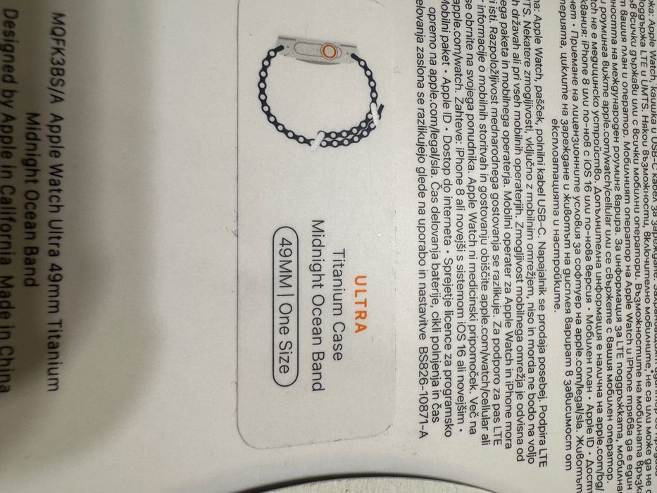 Apple watch ultra titanium 49mm