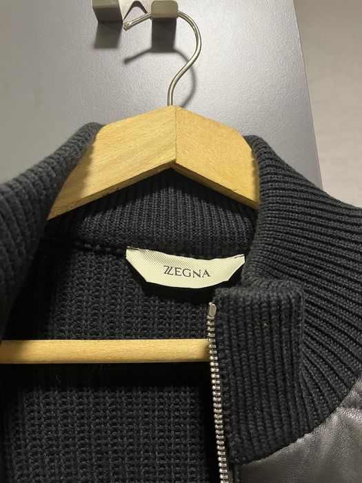 Zegna яке с плетени ръкави