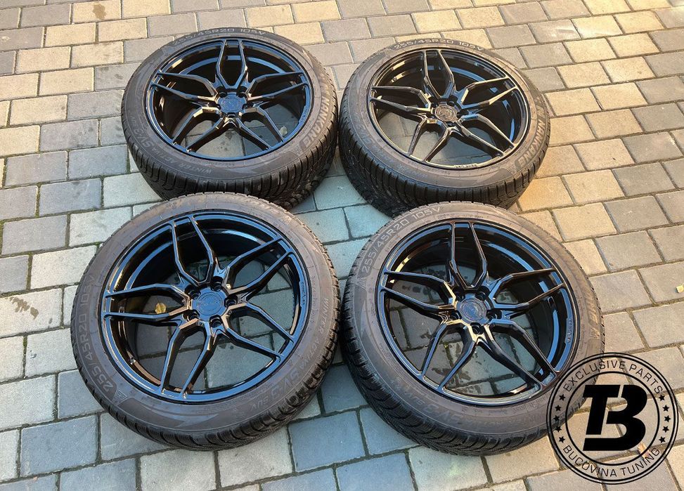 Set Jante Aliaj Concaver CVR3 R20 5X112 cu Anvelope Iarna 255/45/20