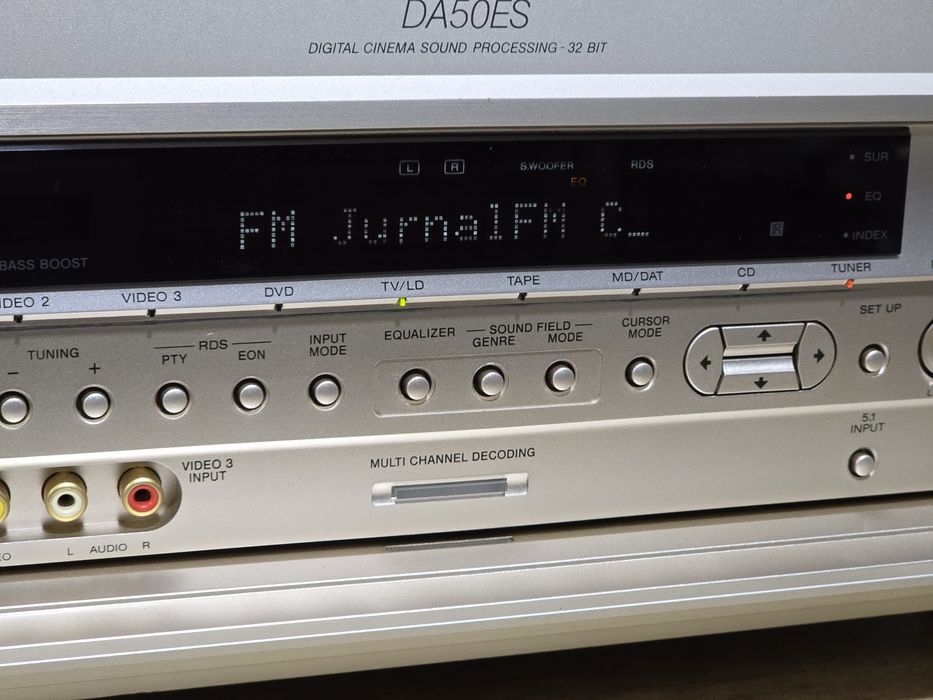 Receiver SONY str-da50 ES, amplituner 2.0 hifi, 5.1 surround, șampanie