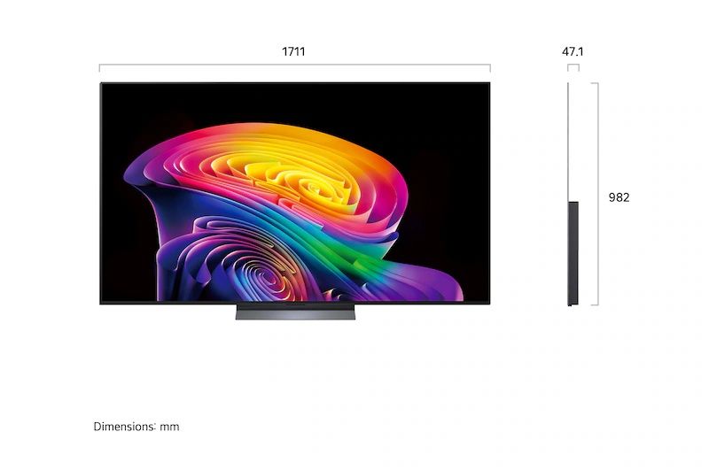 LG OLED77C6 77" OLED evo AI 4K Smart TV (2026)