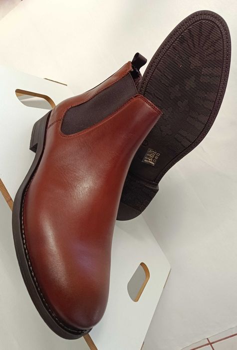 Ghete chelsea 44 premium Jack & Jones NOI piele naturala moale