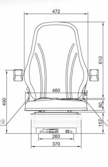 Scaun universal reglabil pe greutate 50-130Kg