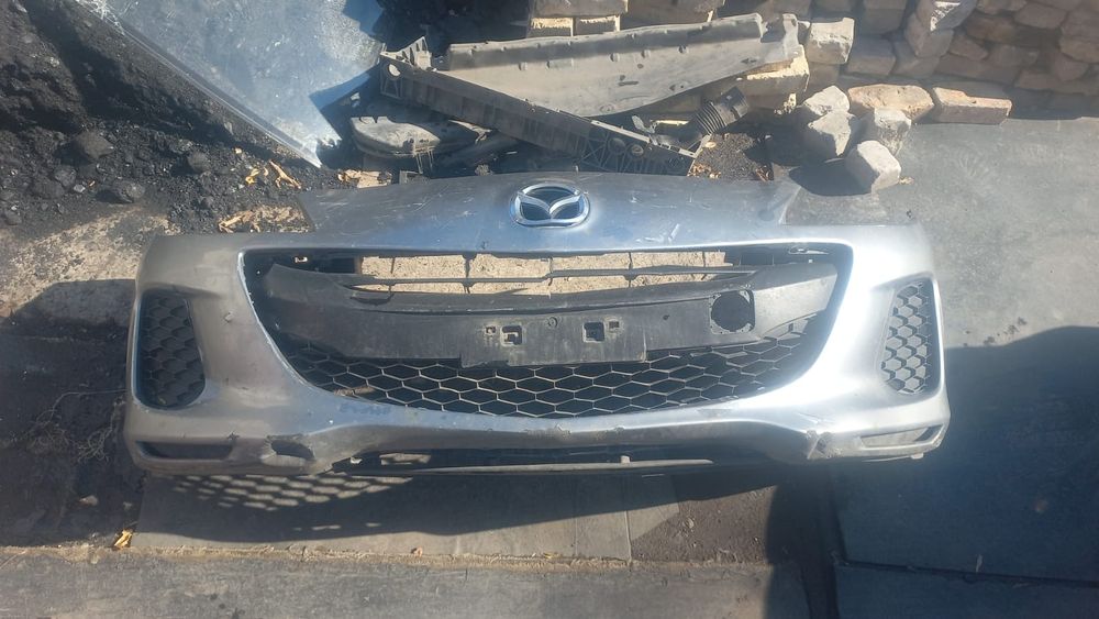 Бампер передний мазда