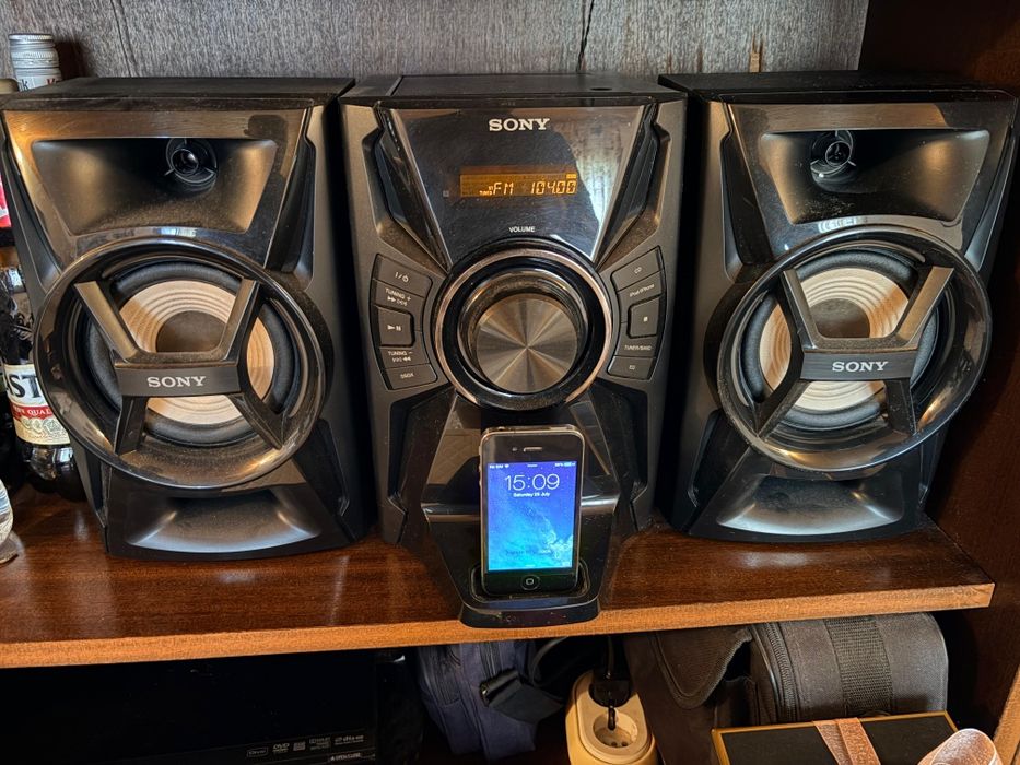Sony hcd-ec609ip CD- tuner стерео уредба, iPhone docking station