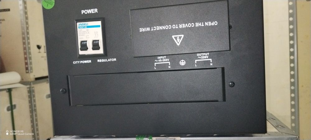 Andeli 15 Kva 45V-280V Releyni stabilizator.