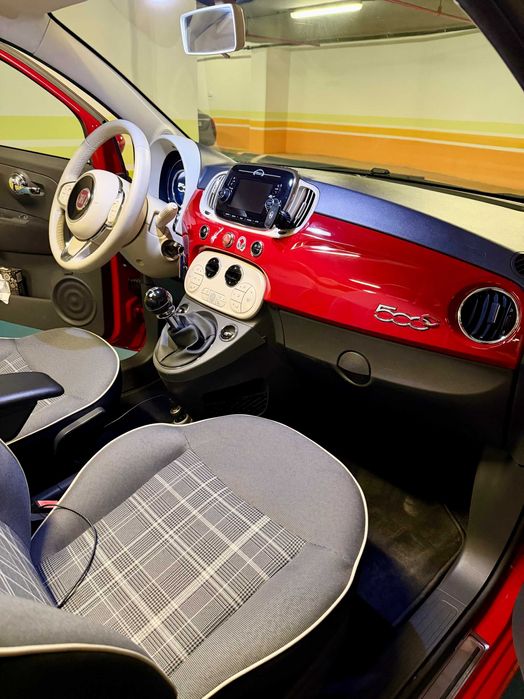 VÂND Fiat 500C Cabrio Lounge | 2016 | 76.977 km | Roșu | București
