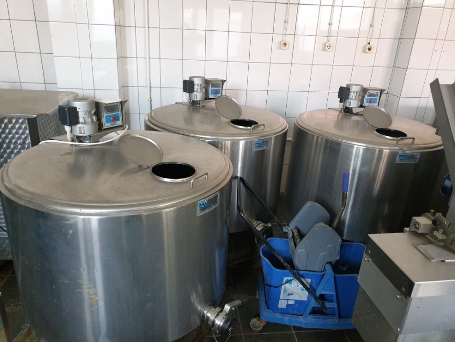 Tanc de racire/maturare lapte, inghetata, etc - 300 l. Aproape NOU!