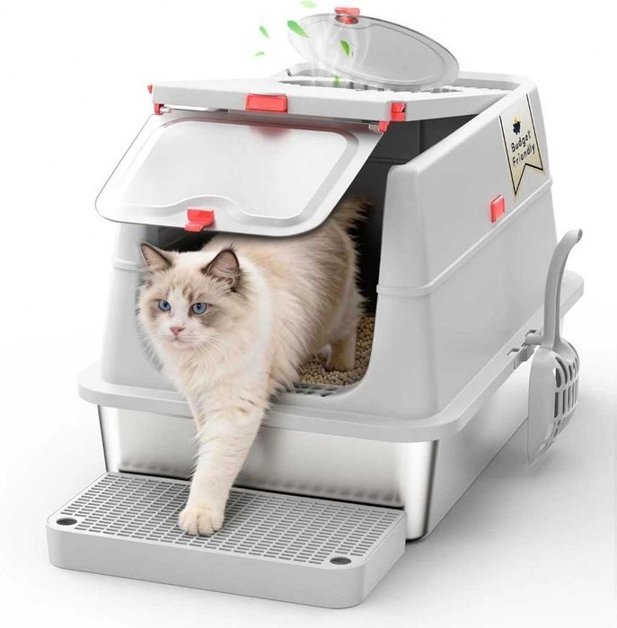 Метална котешка тоалетна