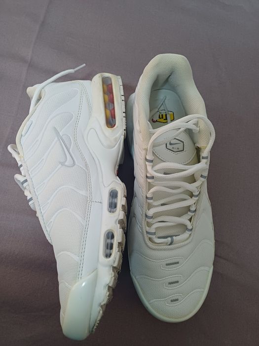 Nike Air Max Plus TN (Triple White) – Mărimea 43