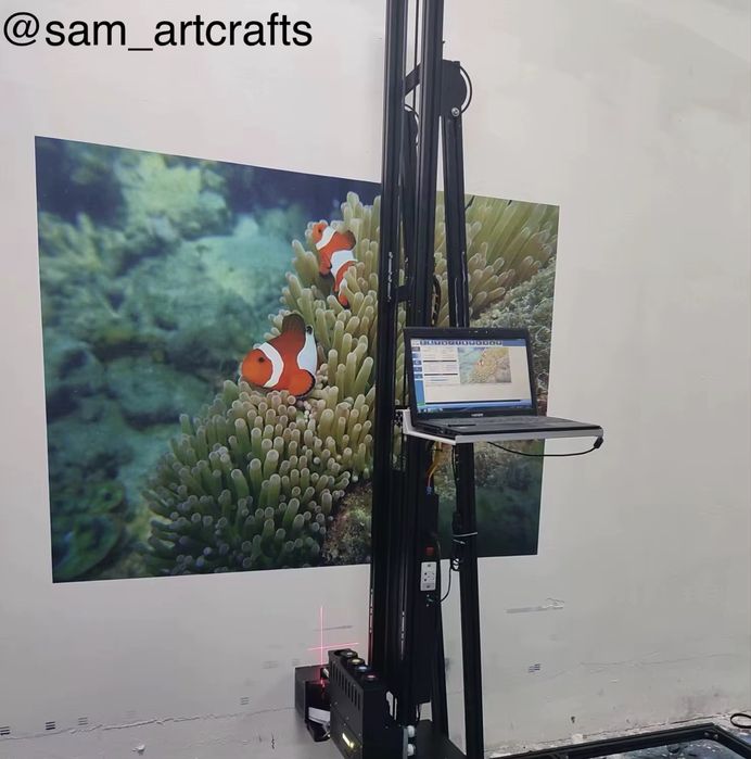 Devorga rasm chizish xizmati 3D robot rassom