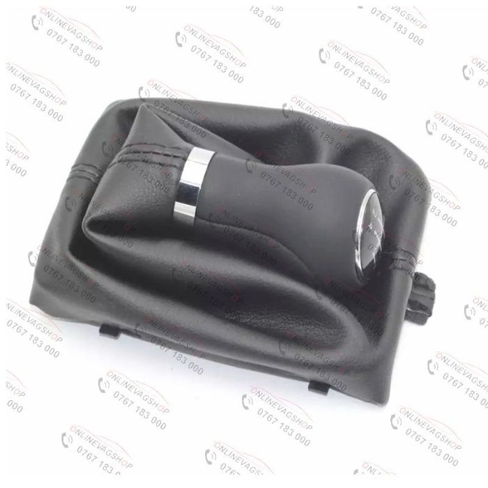 Nuca piele + manson schimbator Audi A4 B8 A5 A6 4F Q5 in 6 viteze