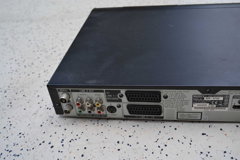 Dvd recorder Sony RDR AT 100 Defect