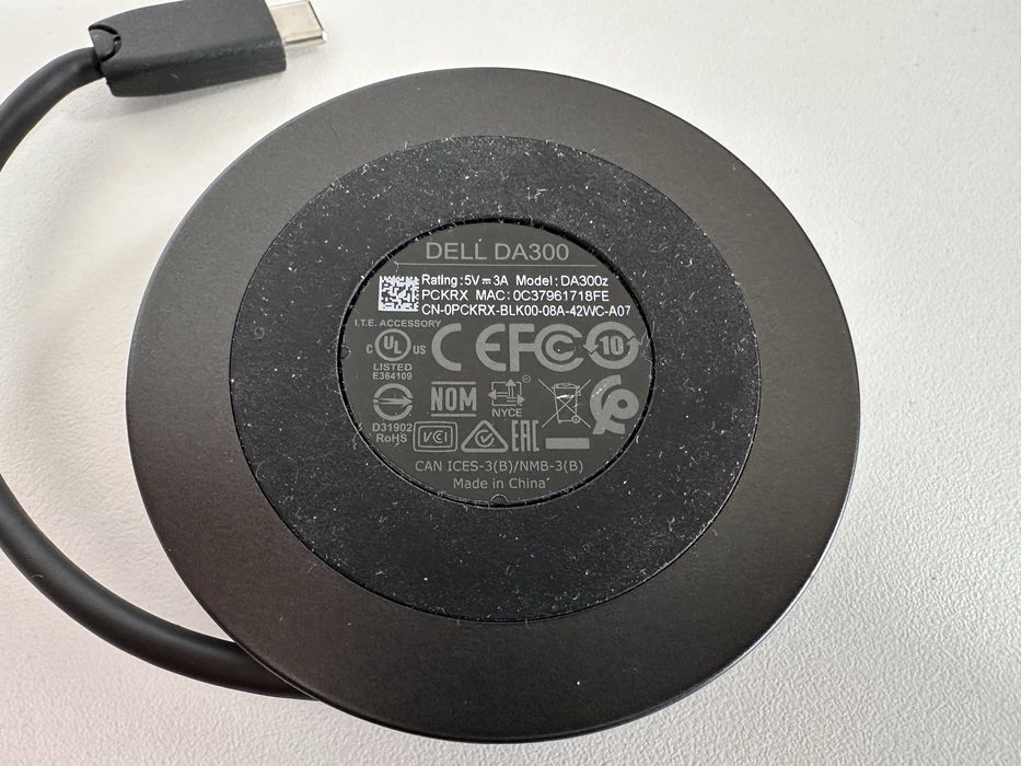 Docking station portabil Dell DA300, USB-C