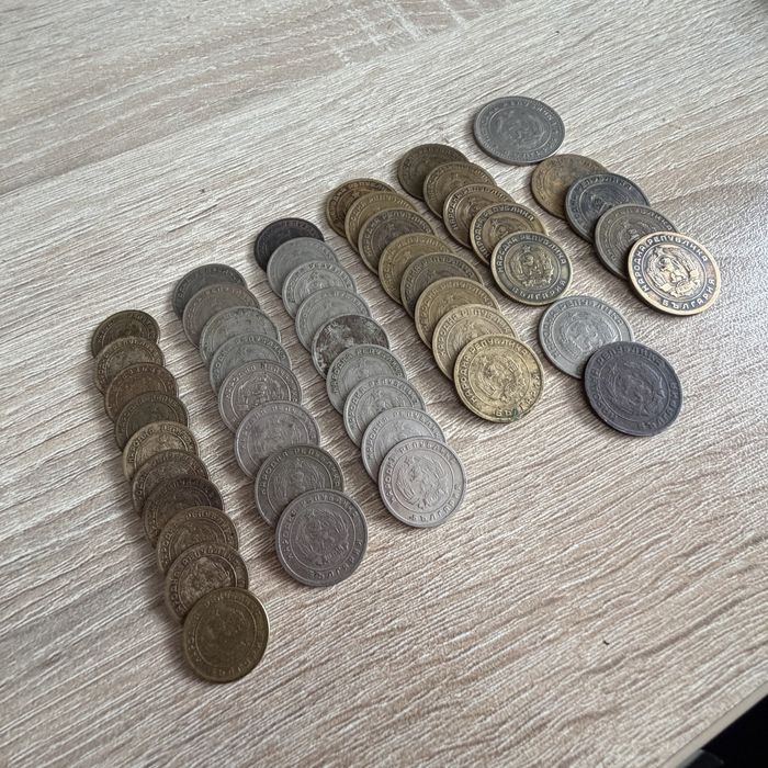 47 Стари Български монети 1951-1960 год.