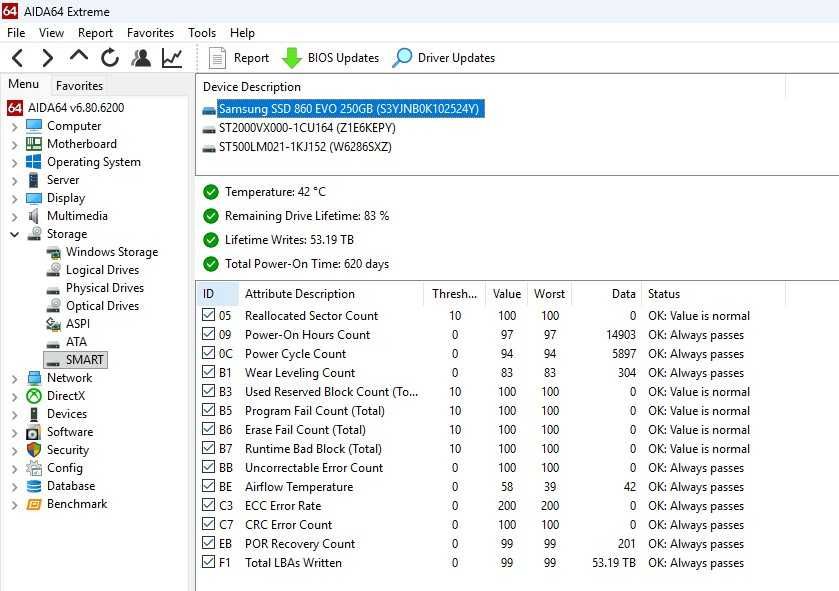 SSD Samsung 860Evo 250gb