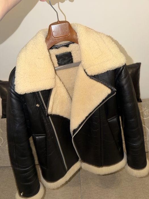Heavy shearling jacket