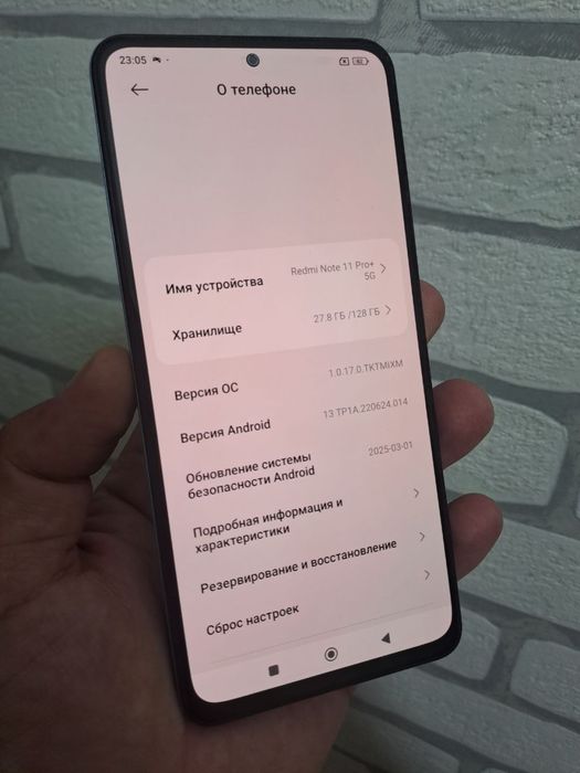 Redmi Nete 11 Pro Plus 5G dual