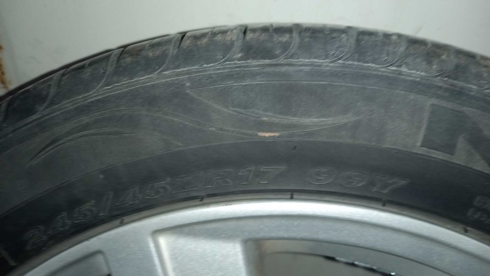 Продавам джанти 17", 5х114.3, като НОВИ със летни гуми за Lexus, Honda и др.