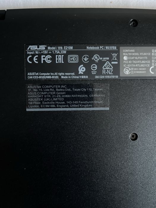Laptop vivobook asus e210mab_e210ma