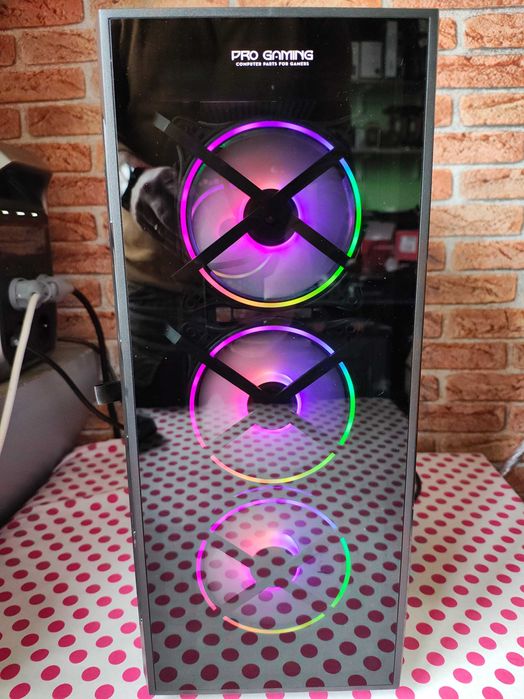 Carcasa PC Pro Gaming Triple X Black ARGB.