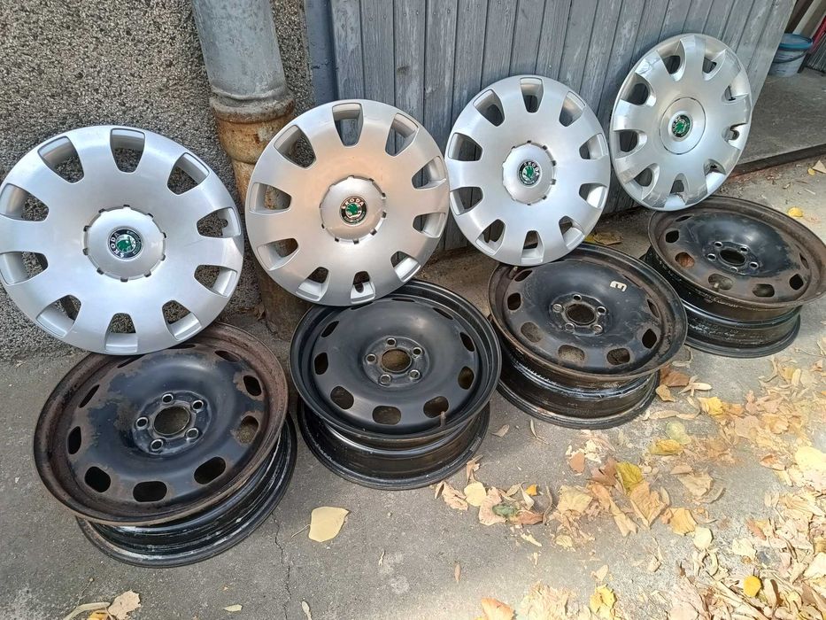 4бр. джанти 15 цола 5x100 за Skoda, VW, Audi, Seat, VAG