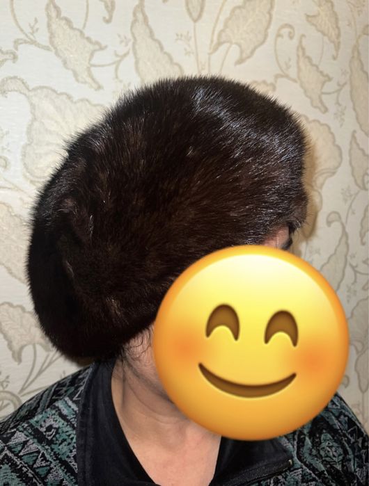 Новая норковая шапка - беретка!