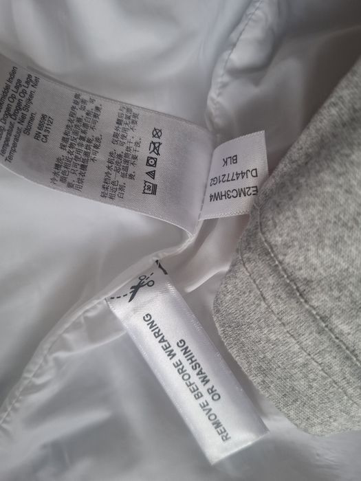 DKNY Wet Shine Nylon Hooded Puffer Jacket