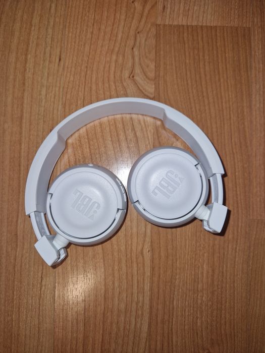 Casti JBL T450BT, bluetooth, alb