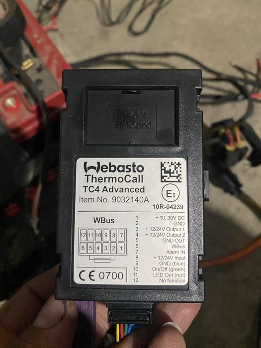 Webasto thermo top V an 2020