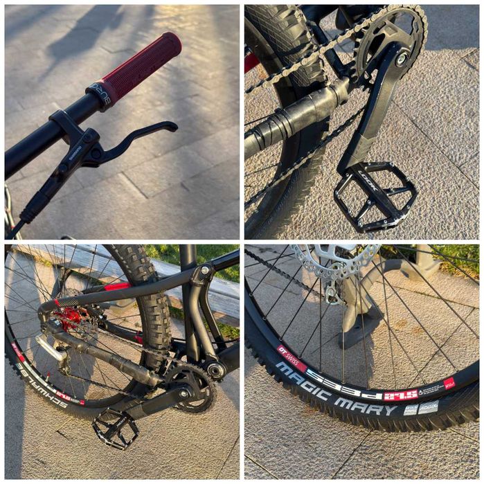 ‼ Bicicleta Rockrider ST530s custom mini enduro unicat ‼