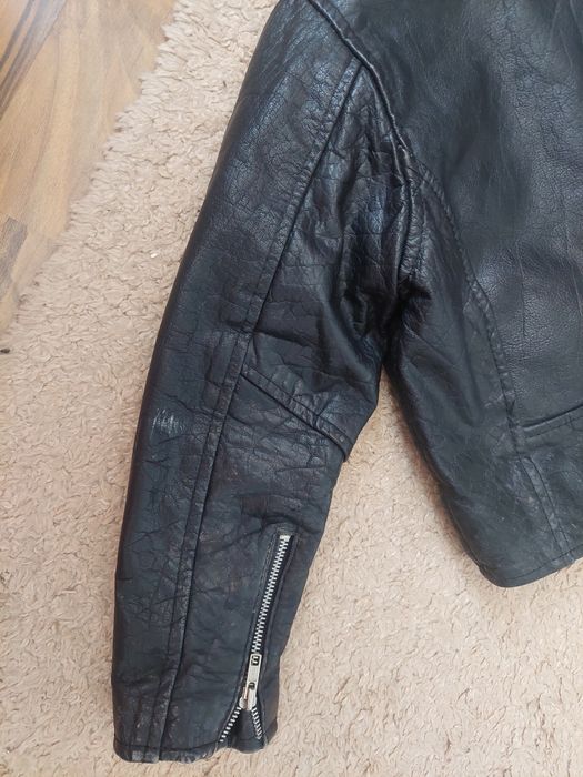 Geaca moto,chopper,rock,piele naturala ,marime mica