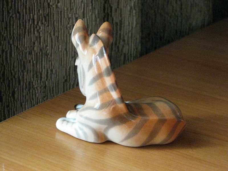 Зебра ЛФЗ фарфор ЛФЗ статуэтка в коллекцию.