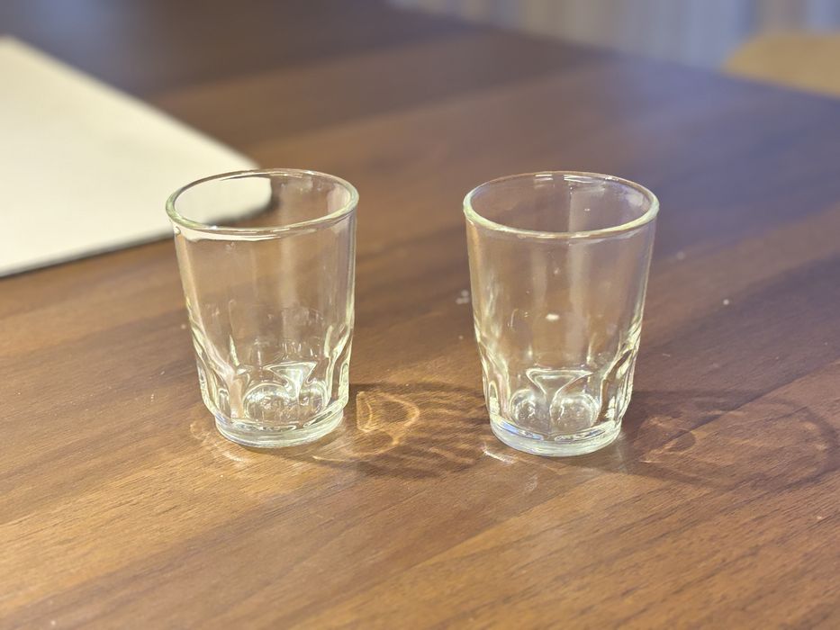 Стъклени ретро чаши 80те