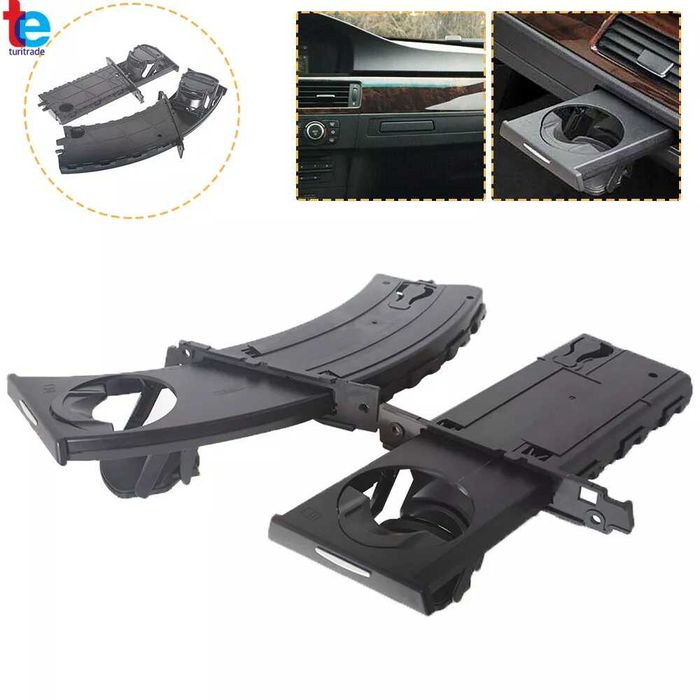 Suport Pahare  NOU Cup Holder Negru Bej Crem Seria 3  E90 E91 E92 E93